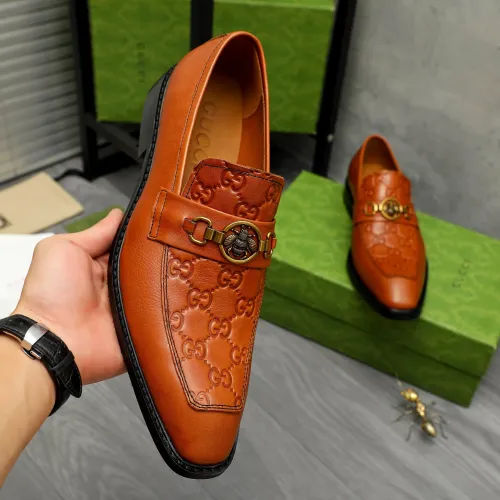 Replica Gucci Oxfords Shoes For Men #1391560 $88.00 USD for Wholesale
