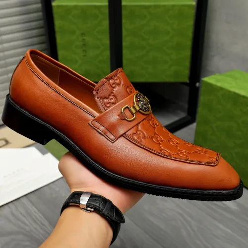 Replica Gucci Oxfords Shoes For Men #1391560 $88.00 USD for Wholesale