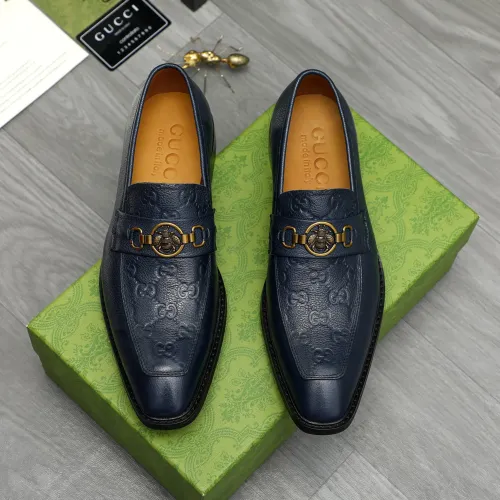 Replica Gucci Oxfords Shoes For Men #1391561 $88.00 USD for Wholesale