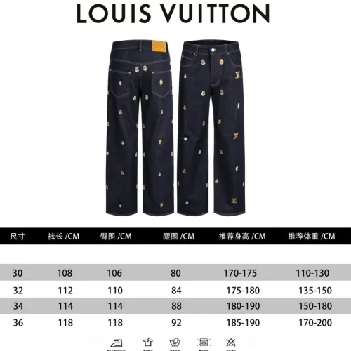 Replica Louis Vuitton LV Jeans For Unisex #1391565 $85.00 USD for Wholesale