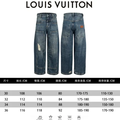 Replica Louis Vuitton LV Jeans For Unisex #1391571 $92.00 USD for Wholesale