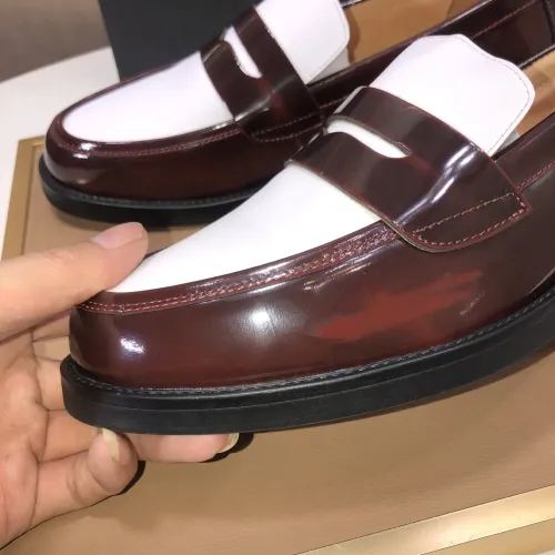Replica Prada Leather Shoes For Men #1391577 $92.00 USD for Wholesale