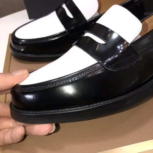 Replica Prada Leather Shoes For Men #1391578 $92.00 USD for Wholesale