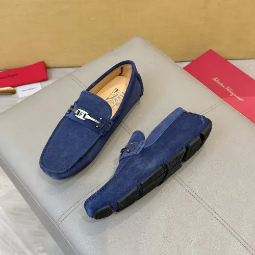 Salvatore Ferragamo Leather Shoes For Men #1391716 $96.00 USD, Wholesale Replica Salvatore Ferragamo Leather Shoes