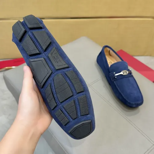 Replica Salvatore Ferragamo Leather Shoes For Men #1391716 $96.00 USD for Wholesale