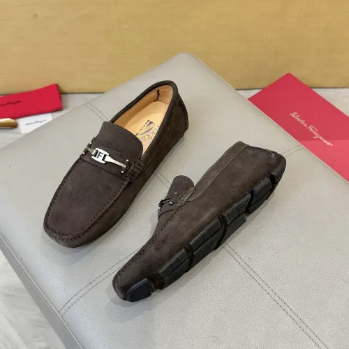 Salvatore Ferragamo Leather Shoes For Men #1391717 $96.00 USD, Wholesale Replica Salvatore Ferragamo Leather Shoes