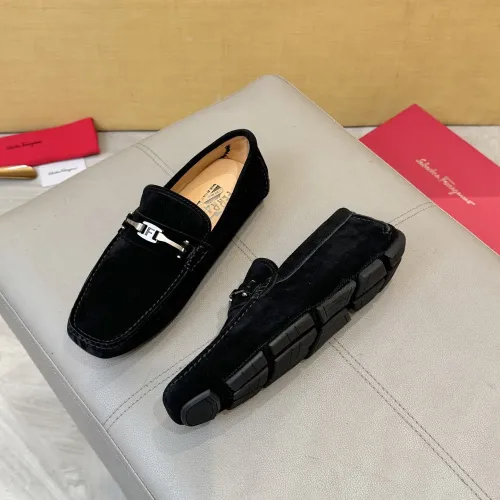 Salvatore Ferragamo Leather Shoes For Men #1391718 $96.00 USD, Wholesale Replica Salvatore Ferragamo Leather Shoes