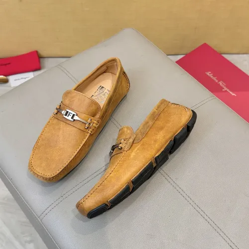 Salvatore Ferragamo Leather Shoes For Men #1391720 $96.00 USD, Wholesale Replica Salvatore Ferragamo Leather Shoes