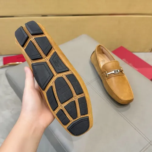Replica Salvatore Ferragamo Leather Shoes For Men #1391720 $96.00 USD for Wholesale