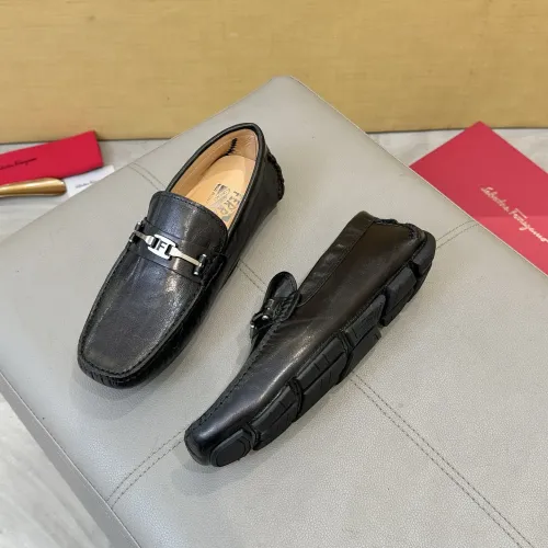 Salvatore Ferragamo Leather Shoes For Men #1391721 $96.00 USD, Wholesale Replica Salvatore Ferragamo Leather Shoes