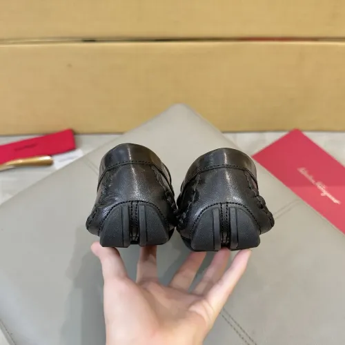 Replica Salvatore Ferragamo Leather Shoes For Men #1391721 $96.00 USD for Wholesale