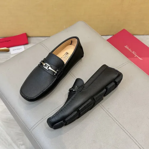 Salvatore Ferragamo Leather Shoes For Men #1391725 $96.00 USD, Wholesale Replica Salvatore Ferragamo Leather Shoes