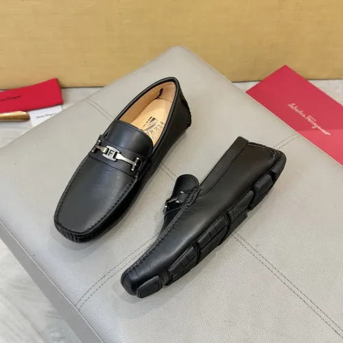 Salvatore Ferragamo Leather Shoes For Men #1391730 $96.00 USD, Wholesale Replica Salvatore Ferragamo Leather Shoes