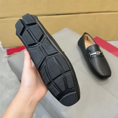 Replica Salvatore Ferragamo Leather Shoes For Men #1391730 $96.00 USD for Wholesale