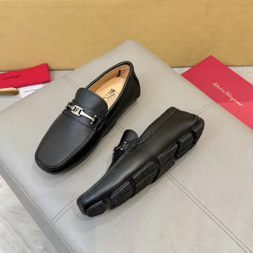 Salvatore Ferragamo Leather Shoes For Men #1391733 $96.00 USD, Wholesale Replica Salvatore Ferragamo Leather Shoes