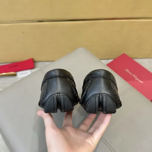 Replica Salvatore Ferragamo Leather Shoes For Men #1391733 $96.00 USD for Wholesale