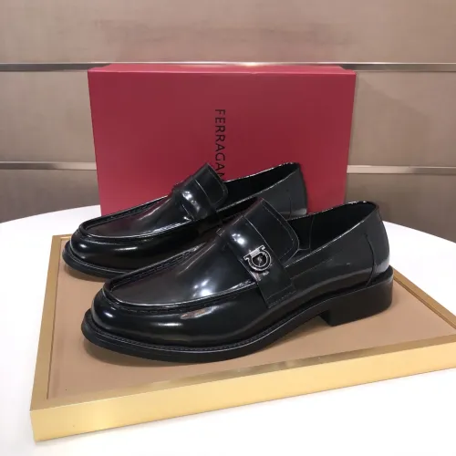 Salvatore Ferragamo Leather Shoes For Men #1391772 $100.00 USD, Wholesale Replica Salvatore Ferragamo Leather Shoes