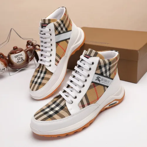 Burberry High Tops Shoes For Men #1391791 $80.00 USD, Wholesale Replica Burberry High Tops Shoes