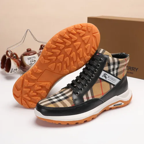 Replica Burberry High Tops Shoes For Men #1391794 $80.00 USD for Wholesale