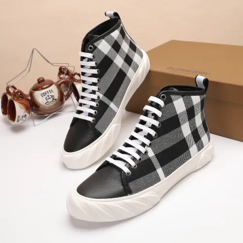 Burberry High Tops Shoes For Men #1391796 $76.00 USD, Wholesale Replica Burberry High Tops Shoes