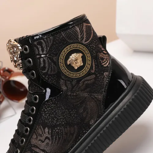 Replica Versace High Tops Shoes For Men #1391805 $76.00 USD for Wholesale