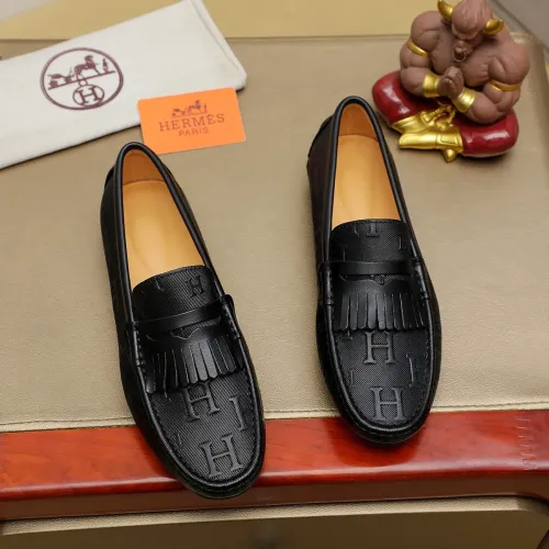 Hermes Leather Shoes For Men #1391862 $72.00 USD, Wholesale Replica Hermes Leather Shoes