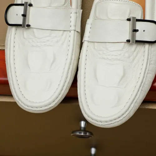 Replica Hermes Leather Shoes For Men #1391863 $72.00 USD for Wholesale