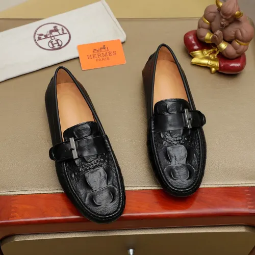 Hermes Leather Shoes For Men #1391865 $72.00 USD, Wholesale Replica Hermes Leather Shoes
