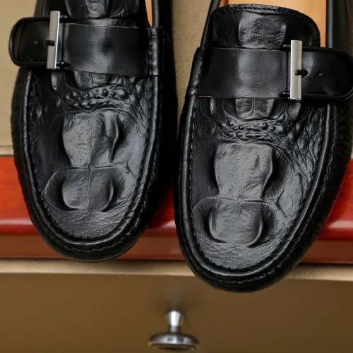 Replica Hermes Leather Shoes For Men #1391865 $72.00 USD for Wholesale