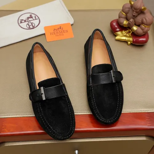 Hermes Leather Shoes For Men #1391868 $72.00 USD, Wholesale Replica Hermes Leather Shoes