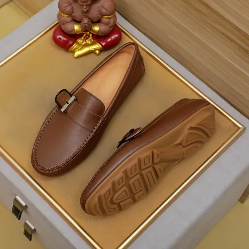 Replica Hermes Leather Shoes For Men #1391870 $72.00 USD for Wholesale