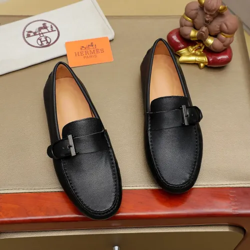 Hermes Leather Shoes For Men #1391871 $72.00 USD, Wholesale Replica Hermes Leather Shoes