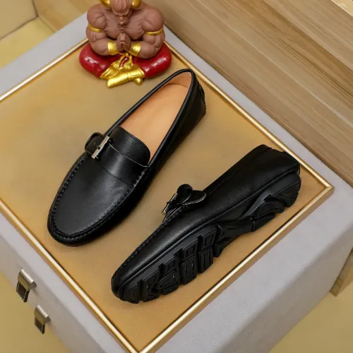 Replica Hermes Leather Shoes For Men #1391871 $72.00 USD for Wholesale