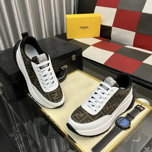 Replica Fendi Casual Shoes For Men #1391885 $85.00 USD for Wholesale