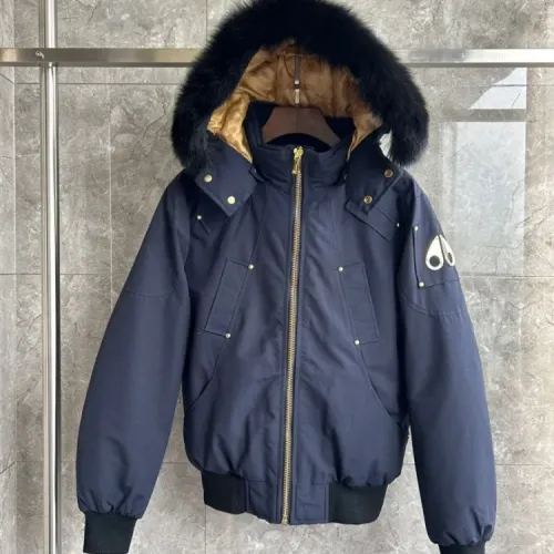 Moose Knuckles Down Feather Coat Long Sleeved For Men #1391898 $172.00 USD, Wholesale Replica Moose Knuckles Down Feather Coat
