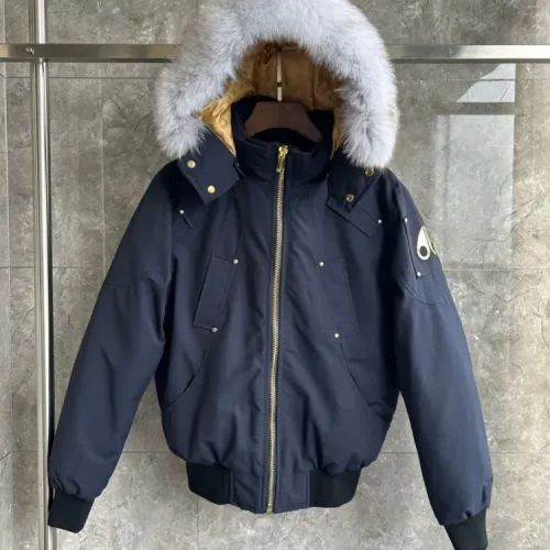 Moose Knuckles Down Feather Coat Long Sleeved For Men #1391899 $172.00 USD, Wholesale Replica Moose Knuckles Down Feather Coat