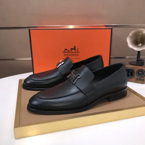Hermes Leather Shoes For Men #1391924 $98.00 USD, Wholesale Replica Hermes Leather Shoes
