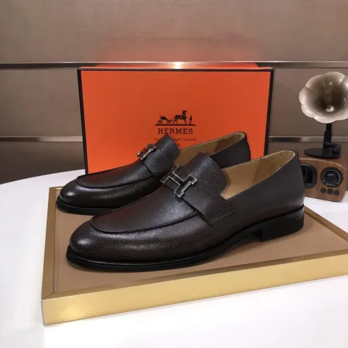 Hermes Leather Shoes For Men #1391925 $98.00 USD, Wholesale Replica Hermes Leather Shoes