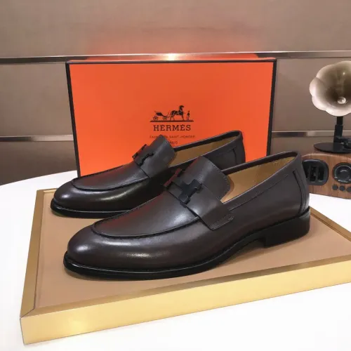 Hermes Leather Shoes For Men #1391938 $98.00 USD, Wholesale Replica Hermes Leather Shoes