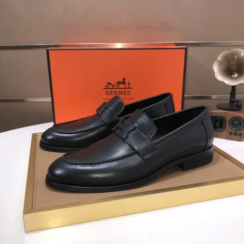 Hermes Leather Shoes For Men #1391939 $98.00 USD, Wholesale Replica Hermes Leather Shoes