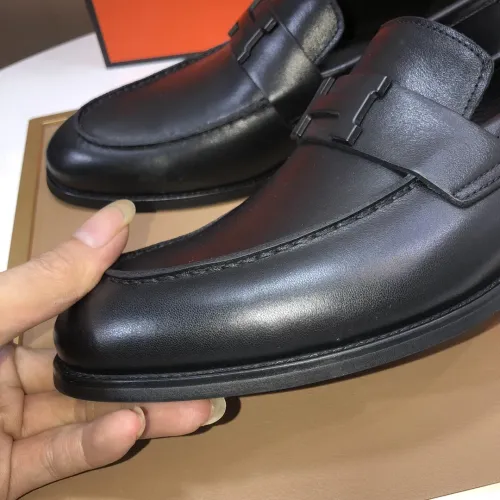 Replica Hermes Leather Shoes For Men #1391939 $98.00 USD for Wholesale