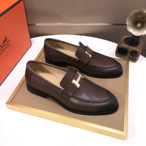 Hermes Leather Shoes For Men #1391949 $98.00 USD, Wholesale Replica Hermes Leather Shoes