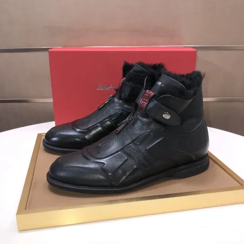 Salvatore Ferragamo Boots For Men #1391960 $112.00 USD, Wholesale Replica Salvatore Ferragamo Boots