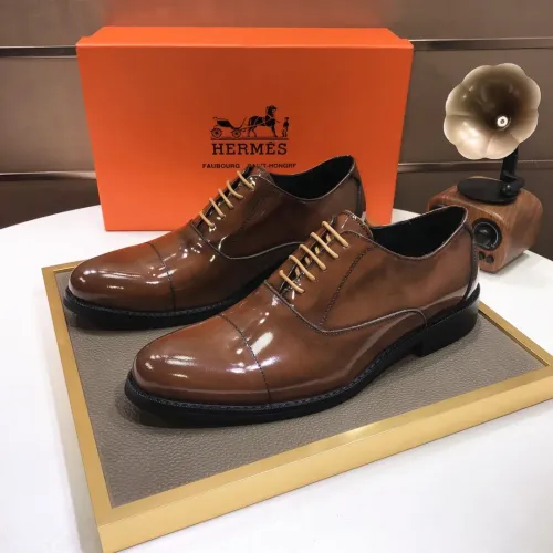 Hermes Leather Shoes For Men #1391963 $88.00 USD, Wholesale Replica Hermes Leather Shoes