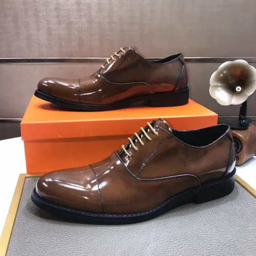 Replica Hermes Leather Shoes For Men #1391963 $88.00 USD for Wholesale