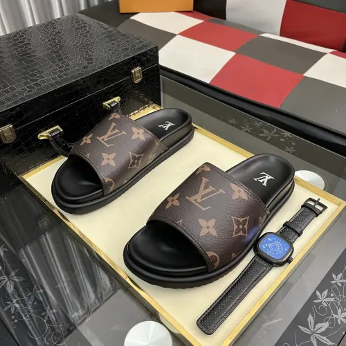 Louis Vuitton Slippers For Men #1392028 $64.00 USD, Wholesale Replica Louis Vuitton Slippers
