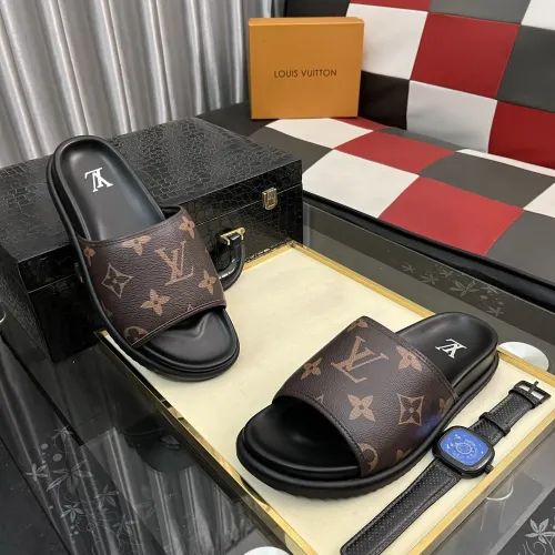 Replica Louis Vuitton Slippers For Men #1392028 $64.00 USD for Wholesale