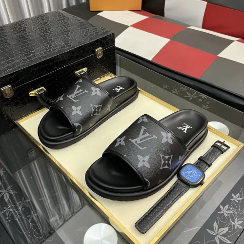 Louis Vuitton Slippers For Men #1392029 $64.00 USD, Wholesale Replica Louis Vuitton Slippers