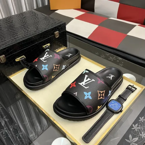 Louis Vuitton Slippers For Men #1392031 $64.00 USD, Wholesale Replica Louis Vuitton Slippers
