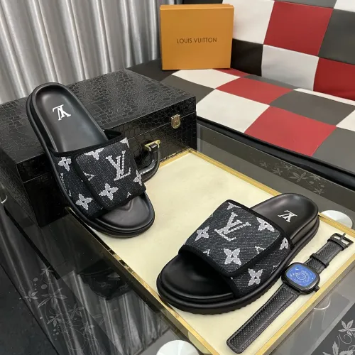 Louis Vuitton Slippers For Men #1392035 $64.00 USD, Wholesale Replica Louis Vuitton Slippers